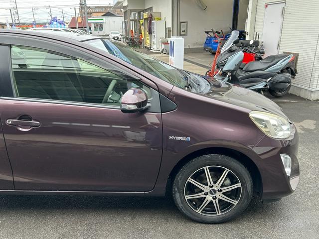 アクア S 2WD■神奈川仕入直販【7型ナビ・バックカメラ・ETC】 中期型/56,650KM/フルセグTV/CD/DVD/BTオーディオ/オートライト/シートヒーター/スマートキー/バイザー/ECO&EVモード/ステリモ/ナノイー/オートAC/電動格納ミラー/保証書/(14枚目)