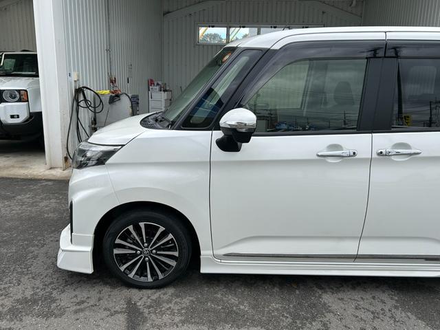 ルーミー カスタムG-T【モデリスタフルエアロ・マフラーカッター】 弊社下取直販車/距離39876キロ/純正9型ナビ/フルグ/CD/DVD/MSV/BTオーディオ/アラウンドビューモニター/シートヒーター/LEDヘッドライト/純正アルミ/保証書/取説/記録簿(21枚目)