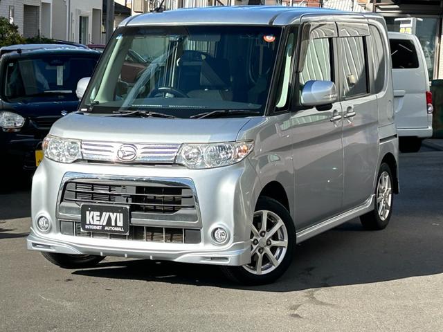 タント カスタムＸ　４ＷＤ　◆【禁煙・社外７型ナビ・ＴＥＣ】　下取直販車／４８，４３７ＫＭ／フルセグ／ＣＤ／ＤＶＤ／バックカメラ／片側電動スライドドア／純正アルミ／前後ドラレコ／アイドリングストップ／スマートキー／保証書／取扱説明書／フロアマット／サイドバイザー（7枚目）