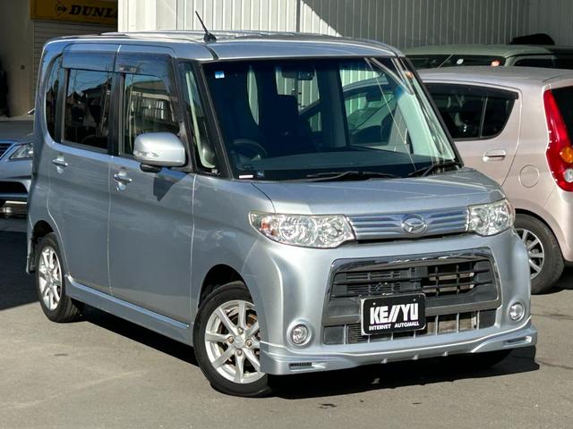 タント カスタムＸ　４ＷＤ　◆【禁煙・社外７型ナビ・ＴＥＣ】　下取直販車／４８，４３７ＫＭ／フルセグ／ＣＤ／ＤＶＤ／バックカメラ／片側電動スライドドア／純正アルミ／前後ドラレコ／アイドリングストップ／スマートキー／保証書／取扱説明書／フロアマット／サイドバイザー（9枚目）