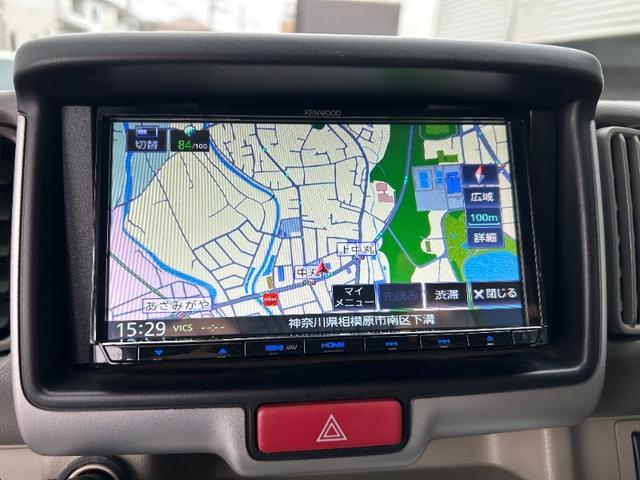 NV100クリッパーリオ G【ダンロップ2022年製造タイヤ・ルーフ凹みあり】 弊社買取直販車/禁煙車/距離32.573キロ/社外ナビ/フルセグ/CD/DVD/BTオーディオ/ETC/両側自動ドア/バックカメラ/HID/フォグ/純正アルミ/保証書/取説/スペアキー/盗難防止装置(8枚目)