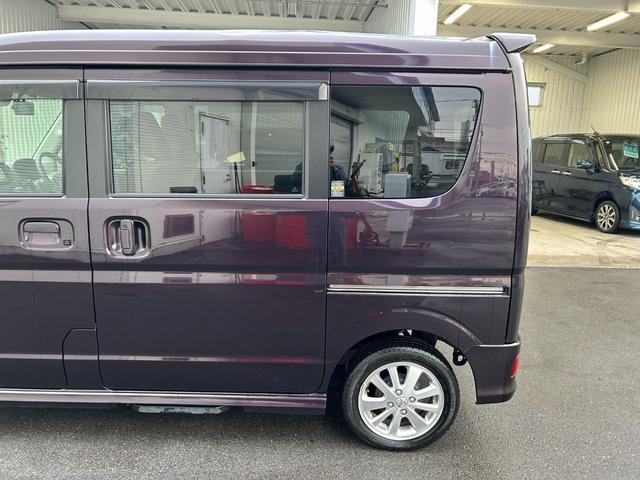 NV100クリッパーリオ G【ダンロップ2022年製造タイヤ・ルーフ凹みあり】 弊社買取直販車/禁煙車/距離32.573キロ/社外ナビ/フルセグ/CD/DVD/BTオーディオ/ETC/両側自動ドア/バックカメラ/HID/フォグ/純正アルミ/保証書/取説/スペアキー/盗難防止装置(22枚目)