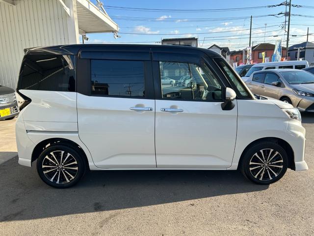 ルーミー カスタムG-T■下取直販車【禁煙/レーダーブレーキ/ターボ】 車線逸脱警報/コーナーセンサー/レーダークルコン/純正ナビ/フルセグTV/Bluetoothオーディオ/バックカメラ/ウォークスルー/両側電動スライド/LEDヘッドライト/フォグ/純正アルミ/ETC(13枚目)