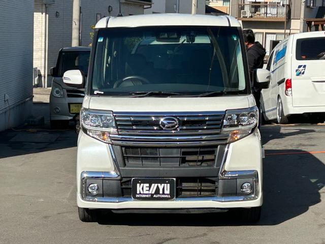 タント カスタムＲＳトップエディションＳＡＩＩＩ■【後期型・ターボ】　７４，５１０ＫＭ／禁煙１オーナー／３６０＋Ｒドラレコ／社外ナビ／ＤＶＤ／地デジ／ＢＴオーディオ／Ｂカメラ／ヒーター付ハーフレザー／両電動スライド／ＬＥＤオートライト／衝突軽減／Ｒ６年製造ヨコハマタイヤ（8枚目）