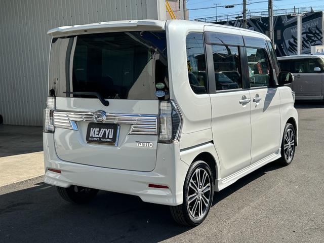 タント カスタムＲＳトップエディションＳＡＩＩＩ■【後期型・ターボ】　７４，５１０ＫＭ／禁煙１オーナー／３６０＋Ｒドラレコ／社外ナビ／ＤＶＤ／地デジ／ＢＴオーディオ／Ｂカメラ／ヒーター付ハーフレザー／両電動スライド／ＬＥＤオートライト／衝突軽減／Ｒ６年製造ヨコハマタイヤ（10枚目）
