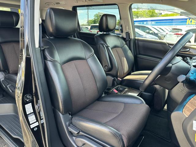 エルグランド ハイウェイスター／奈良仕入／禁煙車／日産純正ツインモニター／　ＡＣ１００Ｖ電源／走行５２３１０ＫＭ／フルセグ／ＣＤ／ＤＶＤ／Ｂｌｕｅｔｏｏｔｈ／全周囲カメラ／両側ＰＳＤ／ハーフレザーシート／ＥＴＣ／スマートキー／プッシュスタート／盗難防止機能／ＨＩＤヘッドライト（13枚目）