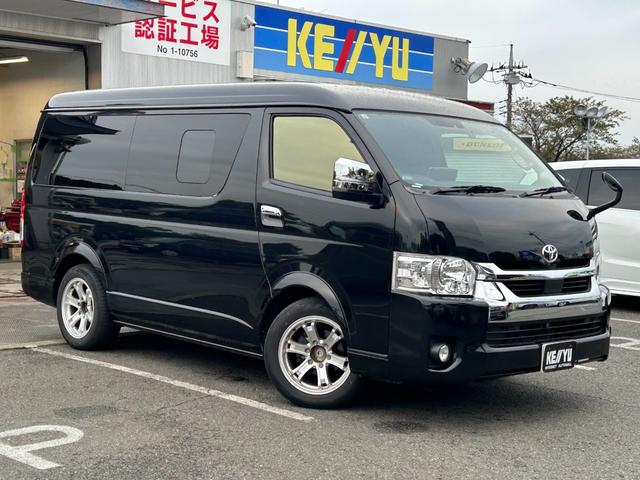 ハイエースワゴン ＧＬ／八王子直仕入／走行３３２１５ＫＭ／ヒッチメンバー付き／　アルパインフローティングナビ１１型＆フリップダウンモニター＆ツィーター＆デジタルインナーミラードラレコ／ＡＣ１００Ｖ電源／左側ＰＳＤ／フルセグ／ＣＤ／ＤＶＤ／Ｂｌｕｅｔｏｏｔｈ／全方位カメラ／ＥＴＣ（6枚目）