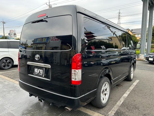 ハイエースワゴン ＧＬ／八王子直仕入／走行３３２１５ＫＭ／ヒッチメンバー付き／　アルパインフローティングナビ１１型＆フリップダウンモニター＆ツィーター＆デジタルインナーミラードラレコ／ＡＣ１００Ｖ電源／左側ＰＳＤ／フルセグ／ＣＤ／ＤＶＤ／Ｂｌｕｅｔｏｏｔｈ／全方位カメラ／ＥＴＣ（8枚目）