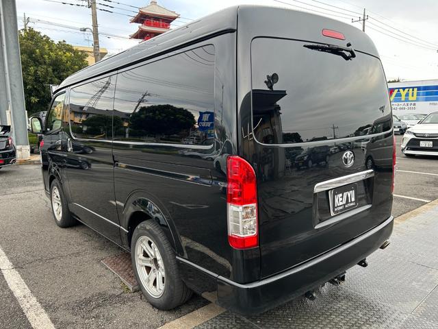 ハイエースワゴン ＧＬ／八王子直仕入／走行３３２１５ＫＭ／ヒッチメンバー付き／　アルパインフローティングナビ１１型＆フリップダウンモニター＆ツィーター＆デジタルインナーミラードラレコ／ＡＣ１００Ｖ電源／左側ＰＳＤ／フルセグ／ＣＤ／ＤＶＤ／Ｂｌｕｅｔｏｏｔｈ／全方位カメラ／ＥＴＣ（10枚目）