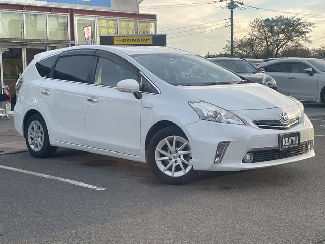 プリウスアルファ S/大阪仕入れ/走行55.958km/純正7インチSDナビ/ 車両接近通報装置/バックカメラ/デジタルインナーミラー/フルセグ/ビルトインETC/BT接続/USBソケット/CD/DVD/フォグ/盗難防止/アルミペダル/サイドバイザー/マット/フォグランプ(3枚目)