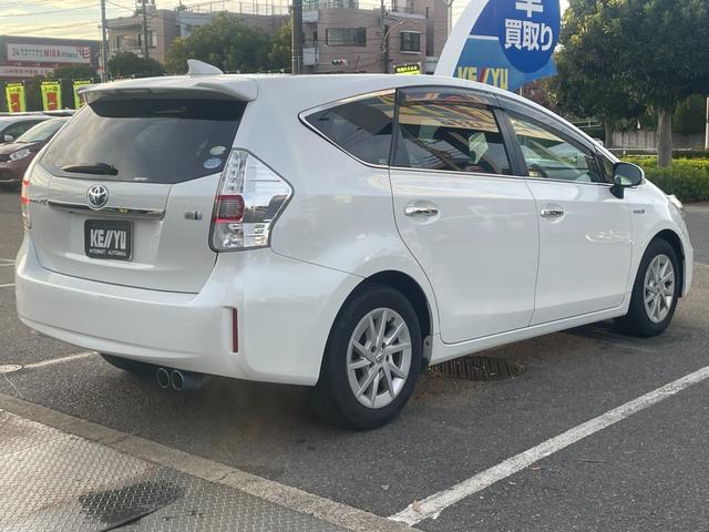プリウスアルファ S/大阪仕入れ/走行55.958km/純正7インチSDナビ/ 車両接近通報装置/バックカメラ/デジタルインナーミラー/フルセグ/ビルトインETC/BT接続/USBソケット/CD/DVD/フォグ/盗難防止/アルミペダル/サイドバイザー/マット/フォグランプ(8枚目)
