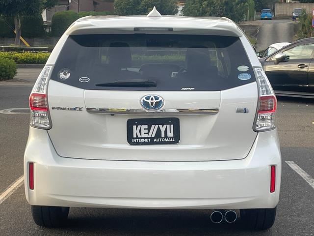 プリウスアルファ S/大阪仕入れ/走行55.958km/純正7インチSDナビ/ 車両接近通報装置/バックカメラ/デジタルインナーミラー/フルセグ/ビルトインETC/BT接続/USBソケット/CD/DVD/フォグ/盗難防止/アルミペダル/サイドバイザー/マット/フォグランプ(9枚目)