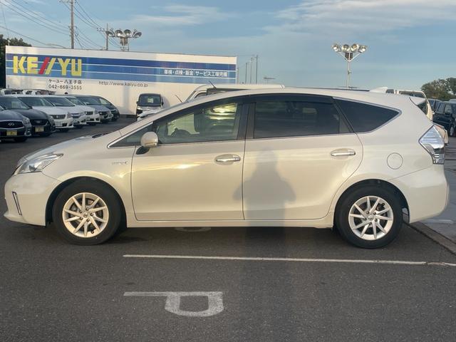 プリウスアルファ S/大阪仕入れ/走行55.958km/純正7インチSDナビ/ 車両接近通報装置/バックカメラ/デジタルインナーミラー/フルセグ/ビルトインETC/BT接続/USBソケット/CD/DVD/フォグ/盗難防止/アルミペダル/サイドバイザー/マット/フォグランプ(11枚目)