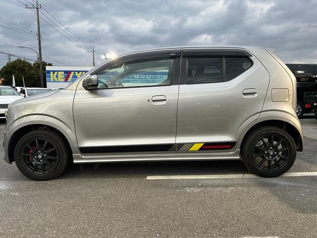 アルトワークス ベースグレード/京都仕入/走行42078KM/禁煙車/ ターボ/RECAROシート/衝突被害軽減システム/横滑り防止機能/CD/ETC/HIDヘッドライト/オートライト/フォグランプ/スマートキー/プッシュスタート/盗難防止装置/純正15インチAW(10枚目)