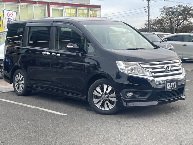 ステップワゴンスパーダ Z/埼玉仕入/ワンオーナー/ホンダ純正9インチメモリーナビ/ 走行43441KM/純正フリップダウンモニター/フルセグ/CD/DVD/バックカメラ/ビルトインETC/両側PSD/HIDヘッドライト/フォグ/オートライト/クルコン/スマートキー/盗難防止装置(6枚目)