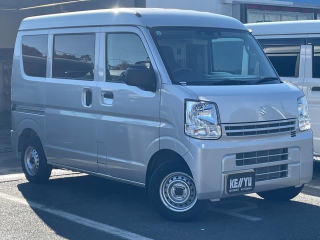 エブリイ ＰＡ／弊社リースアップ／オーバーヘッドコンソール／禁煙車／　走行７１１０ＫＭ／スズキセーフティサポート／レーンアシスト／コーナーセンサー／両側手動スライドドア／オートライト／横滑り防止機能／ヘッドイライトレベライザー／ラバーマット／保証書／取扱説明書（6枚目）