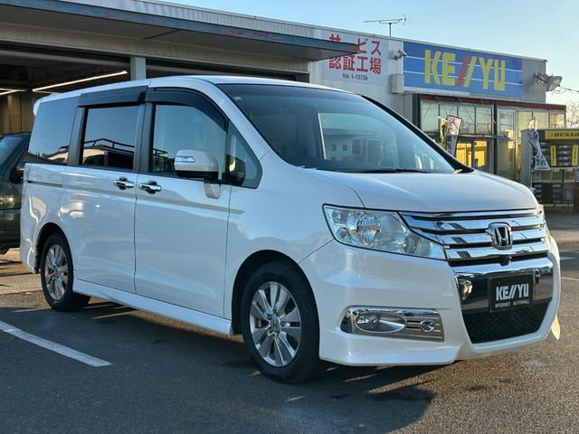 ステップワゴンスパーダ Ｚ　クールスピリット／ＨＤＤインターナビ／マルチビュー／　特別仕様車／千葉仕入／走行６０９２７ＫＭ／リアモニター／フルセグ／ＣＤ／ＤＶＤ／両側ＰＳＤ／ＨＩＤヘッドライト／オートライト／フォグ／ＥＴＣ車載器／ＭＴモード／スマートキー／盗難防止装置／純正ＡＷ（6枚目）