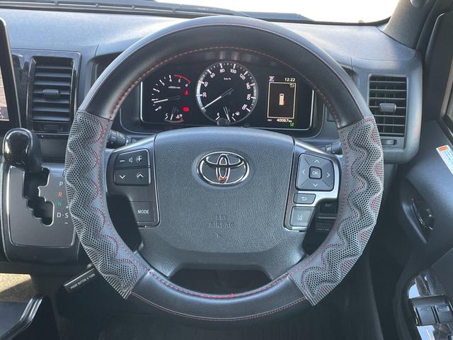 ハイエースバン スーパーGLダークプライムII/ワイドボディ/ミドルルーフ/ ベッドキット/ディーゼルターボ/八王子直仕入/走行40067KM/禁煙車/アルパインフローティングナビ&フリップダウンモニター/デジタルインナーミラー/両側PSD/フルセグ/BT/Bカメラ/ETC(12枚目)