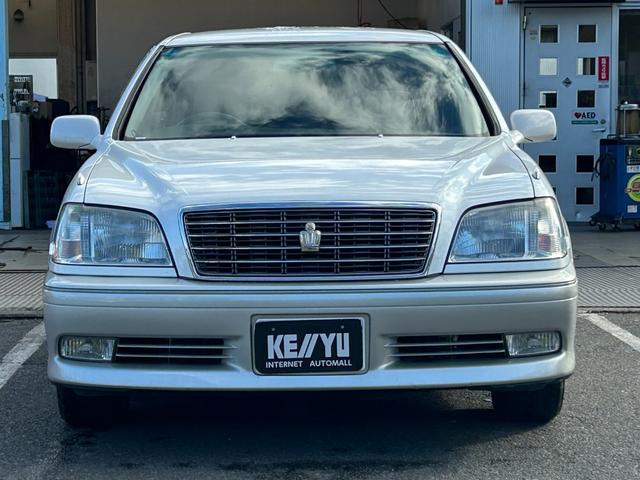 クラウン ロイヤルサルーン／八王子直仕入／電動シート／純正オーディオ／　ＣＤ／ＭＤ／カセットテープ／キーレス／革巻きステアリング／社外１５インチアルミ／フォグランプ／オートライト／ＡＢＳ／電格ミラー／フロアマット／サイドバイザー／ＥＴＣ車載器／記録簿／取扱説明書（5枚目）