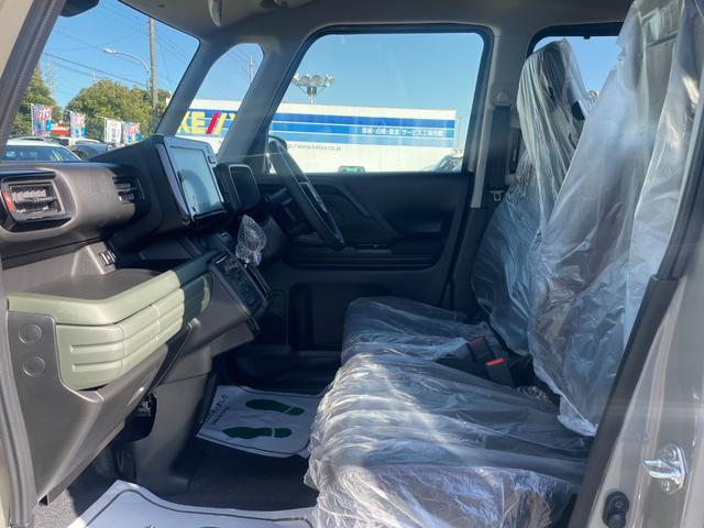 スペーシアギア ハイブリッドＸＺ　ターボ／届出済み未使用車／ルーフレール／　４ＷＤ／ＤＣＢＳＩＩ／全車速追従機能・停止保持機能付ＡＣＣ／全方位モニター付メモリーナビ／フルセグ／ＢＴ／両側ＰＳＤ／スリムサーキュレーター／シートヒーター＆リヤヒーターダクト／電動パーキングブレーキ（15枚目）