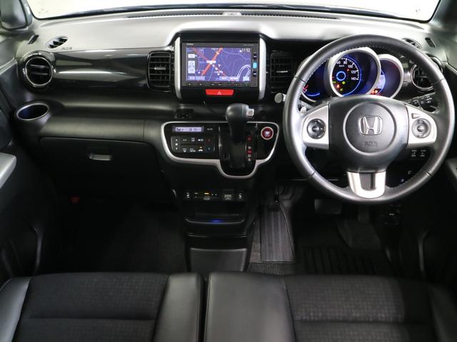 G ターボSSブラックスタイルパッケージ 特別仕様車 シートヒーター ドラレコ 純正ナビ フルセグ Bluetoothオーディオ バックカメラ ETC 両側パワースライドドア クルコン パドルシフト HIDヘッドライト フォグ 純正15アルミ(4枚目)