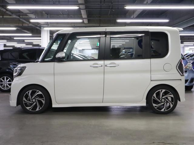 カスタムRS トップエディションVS SAIII ターボ 前後ドラレコ 全方位モニター 両側電動スライド シートヒーター TEINダウンサス メモリーナビ TV CD・DVD ETC ソナー 衝突軽減ブレーキ 車線逸脱警報 LEDライト 純正15AW(9枚目)