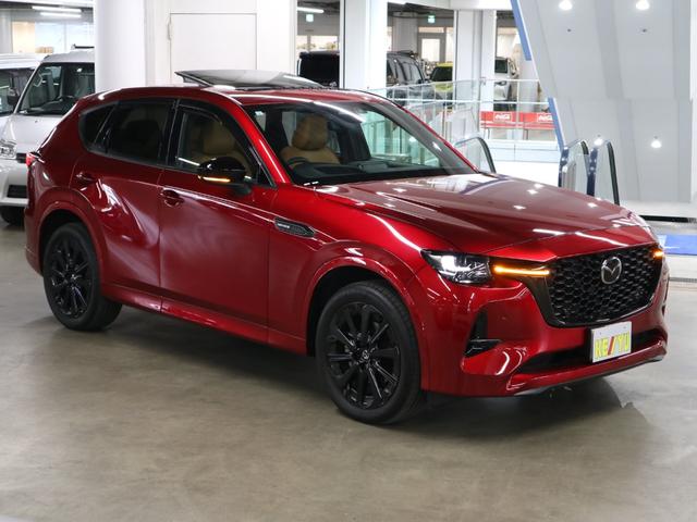 ＣＸ－６０ ＸＤ－ハイブリッド　プレミアムスポーツ　サンルーフ　ＢＯＳＥサウンド　３６０°ビュー　ＨＵＤ　ＢＳＭ　レーダークルーズ　パドルシフト　ＥＴＣ２．０　ベンチレーション　パワーバックドア　純正ナビ　ＡＣ１００Ｖ　おくだけ充電　パーキングセンサー（5枚目）
