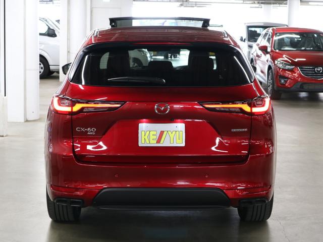 ＣＸ－６０ ＸＤ－ハイブリッド　プレミアムスポーツ　サンルーフ　ＢＯＳＥサウンド　３６０°ビュー　ＨＵＤ　ＢＳＭ　レーダークルーズ　パドルシフト　ＥＴＣ２．０　ベンチレーション　パワーバックドア　純正ナビ　ＡＣ１００Ｖ　おくだけ充電　パーキングセンサー（7枚目）