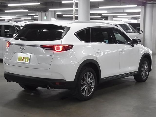 ＣＸ－８ ＸＤプロアクティブ　Ｓパッケージ　ワンオーナー　ディーゼル　ＢＯＳＥサウンド　３６０°モニター　ＢＳＭ　メモリー付レザーシート　シートベンチレーション　リヤシート＆ステアヒーター　パワーバックドア　ＨＵＤ　純正ナビ　フルセグ　ＣＤＤＶＤ　ＢＴオーディオ　ＥＴＣ（3枚目）