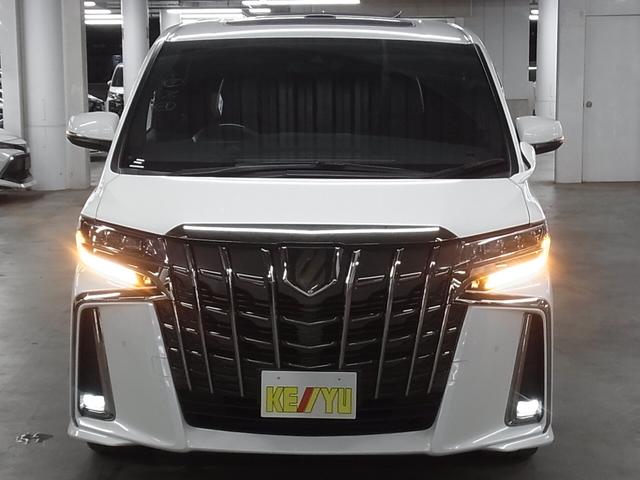 アルファード 2.5S タイプゴールド ワンオーナー ムーンルーフ 後席モニター ナビ&9インチディスプレイ ETC2.0 バックカメラ CD・DVD フルセグTV BTオーディオ パワーバックドア 両側電動スライド セーフティセンス AC100V 3眼LEDライト(6枚目)