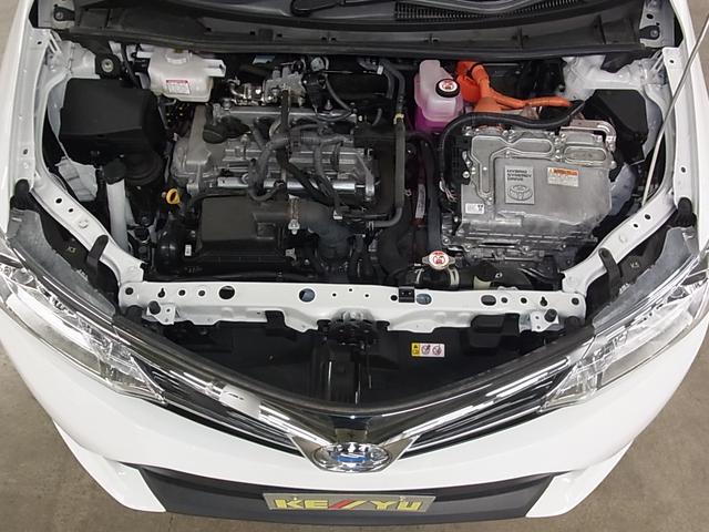 カローラフィールダー ハイブリッド　ＥＸ　セーフティセンス　誤発進抑制機能　車線逸脱警報　クリアランスソナー　純正ナビ　ＥＴＣ　バックカメラ　Ｂｌｕｅｔｏｏｔｈオーディオ　ＴＶ　ＣＤ　ナノイー／オートエアコン　スマートキー　記録簿・取扱説明書（21枚目）