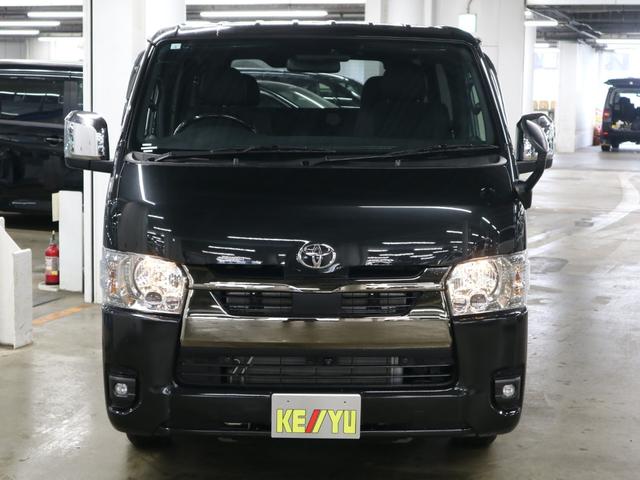 ハイエースバン スーパーGL ダークプライムII ディーゼルターボ レンタカーアップ パノラミックビュー セーフティセンス ETC 両側パワースライド ストラーダナビ CD・DVD BTオーディオ フルセグ スマートキー AC100V パーキングセンサー LEDランプ(6枚目)