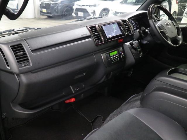 ハイエースバン スーパーGL ダークプライムII ディーゼルターボ レンタカーアップ パノラミックビュー セーフティセンス ETC 両側パワースライド ストラーダナビ CD・DVD BTオーディオ フルセグ スマートキー AC100V パーキングセンサー LEDランプ(23枚目)