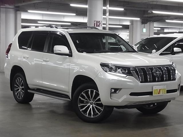 ランドクルーザープラド TX Lパッケージ 4WD 7人乗り ムーンルーフ T-コネクトナビ マルチテレインモニター BSM ソナー 本革シート シートベンチレーション ETC2.0 ブルーレイ BTオーディオ フルセグTV 電格サードシート LEDライト オプション19AW(5枚目)