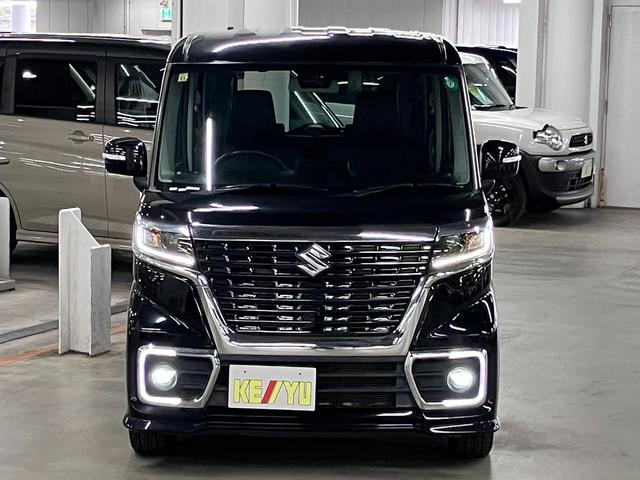 スペーシアカスタム ハイブリッドXSターボ デュアルセンサーブレーキサポート 車線逸脱警報 リアパーキングセンサー シートヒーター 両側電動スライド カロッツェリアナビ バックカメラ BTオーディオ ETC クルコン パドルシフト LEDランプ(6枚目)