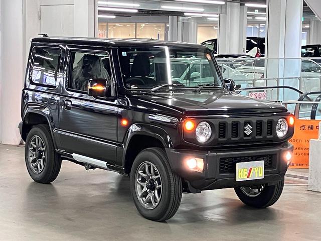ジムニー XC 4WDターボ デュアルセンサーブレーキサポート 車線逸脱警報 リアパーキングセンサー ハイビームアシスト シートヒーター スマートキー クルコン 電格ドアミラー ウォッシャー付LEDランプ 純正16AW スペアキー(5枚目)