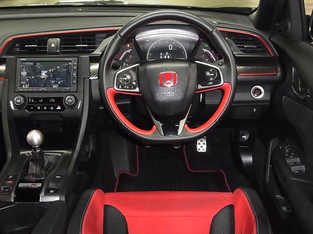 シビック タイプR 6MT ブレンボキャリパー 純正ナビ バックカメラ Bluetoothオーディオ CD ETC クルーズコントロール 専用シート 電動パーキング オートブレーキホールド LEDライト 専用軽量20インチAW(11枚目)