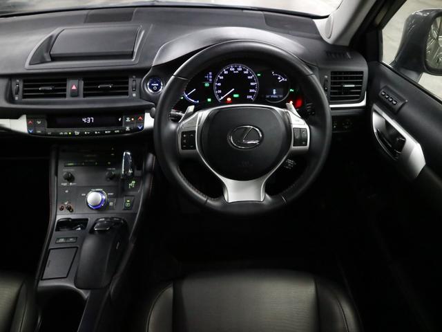 CT CT200h クリエイティブ テキスタイルインテリア メモリー付レザーシート シートヒーター ETC 純正ナビ バックカメラ CD・DVD BTオーディオ フルセグTV USB クルーズコントロール パドルシフト クリアランスソナー ウォッシャー付LED(11枚目)