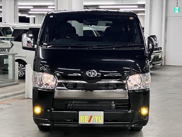 ハイエースバン スーパーGL ダークプライムII 寒冷地仕様 GRフロントスポイラー デジタルインナーミラー 両側電動スライド バックカメラ ETC2.0 AC100V ハーフレザー ウッドコンビステア セーフティセンス LEDライト スマートキー(6枚目)