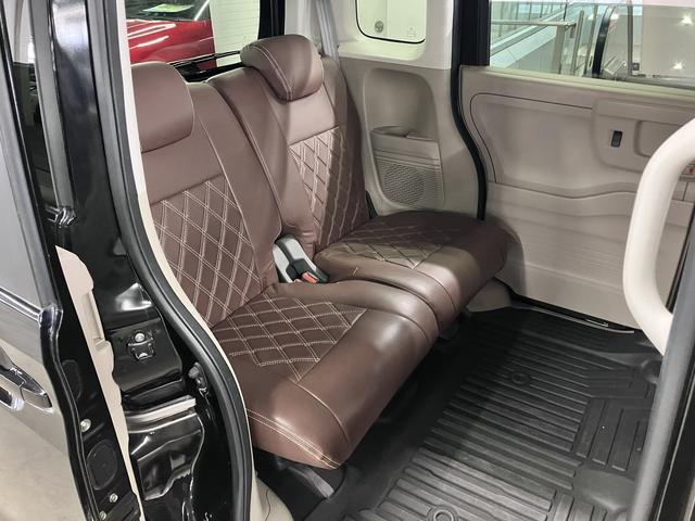 N-BOX Gホンダセンシング 衝突軽減ブレーキ 車線逸脱警報 アダプティブクルーズ ETC 両側スライドドア ケンウッドナビ バックカメラ CD・DVD BTオーディオ フルセグTV 革調シートカバー スマートキー LEDランプ(14枚目)
