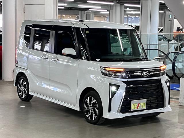 タント カスタムＸ　衝突軽減ブレーキ　車線逸脱警報　オートハイビーム　シートヒーター　両側電動スライド　ＡＴＯＴＯディスプレイオーディオ　バックカメラ　ＢＴオーディオ　ＵＳＢ　スマートキー　コーナーセンサー　ＬＥＤランプ（5枚目）