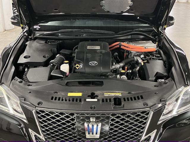 クラウンハイブリッド アスリートS アドバンスト&レザーシート&ドラサポパッケージ ムーンルーフ 衝突軽減ブレーキ レーダークルーズ ソナー 本革電動シート シートベンチレーション ステアヒーター 純正8型ナビ バックカメラ BTオーディオ フルセグ CDDVD ETC OP18AW(21枚目)