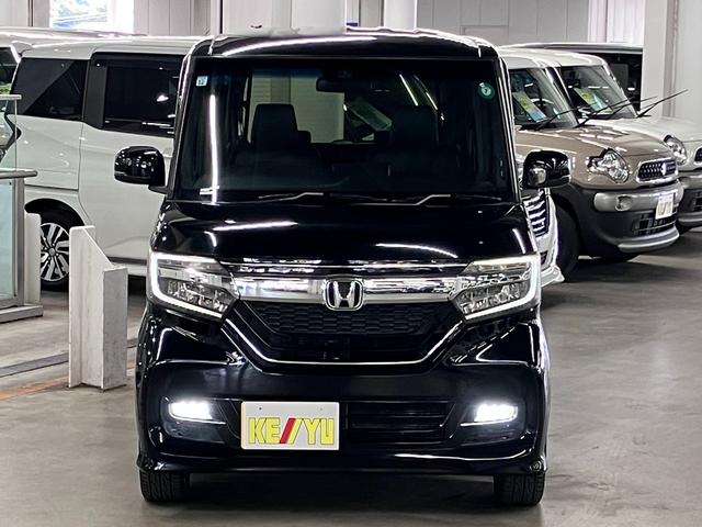 N-BOXカスタム G・Lターボホンダセンシング 衝突軽減ブレーキ 車線逸脱警報 アダプティブクルーズ パドルシフト ETC 純正8インチナビ 両側パワースライド バックカメラ BTオーディオ フルセグ スマートキー オートリトラミラー LEDランプ(6枚目)