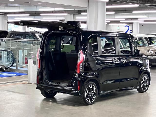 N-BOXカスタム G・Lターボホンダセンシング 衝突軽減ブレーキ 車線逸脱警報 アダプティブクルーズ パドルシフト ETC 純正8インチナビ 両側パワースライド バックカメラ BTオーディオ フルセグ スマートキー オートリトラミラー LEDランプ(25枚目)