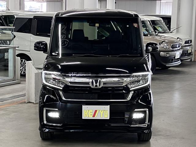 N-BOXカスタム Lターボ ホンダセンシング 純正9インチナビ シートヒーター 両側電動スライドドア バックカメラ BTオーディオ フルセグTV CD・DVD ETC パドルシフト ソナー 後席テーブル&サンシェード LEDライト 純正15AW(6枚目)