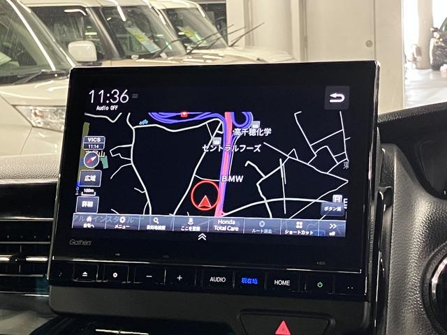 N-BOXカスタム Lターボ ホンダセンシング 純正9インチナビ シートヒーター 両側電動スライドドア バックカメラ BTオーディオ フルセグTV CD・DVD ETC パドルシフト ソナー 後席テーブル&サンシェード LEDライト 純正15AW(28枚目)