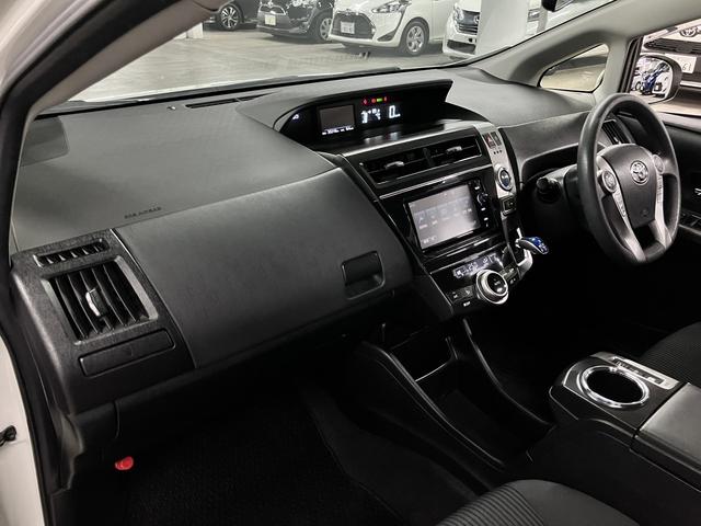 プリウスアルファ S 後期 純正ナビ バックカメラ Bluetoothオーディオ フルセグTV CD・DVD再生 ビルトインETC スマートキー オートライト フォグランプ 純正16インチAW 電動格納ミラー ドアバイザー(23枚目)