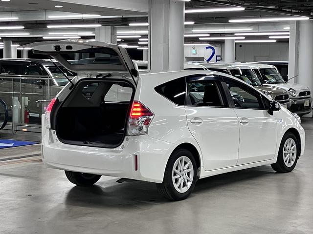 プリウスアルファ S 後期 純正ナビ バックカメラ Bluetoothオーディオ フルセグTV CD・DVD再生 ビルトインETC スマートキー オートライト フォグランプ 純正16インチAW 電動格納ミラー ドアバイザー(25枚目)