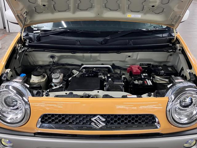 ハスラー Ｇターボ　デュアルカメラブレーキサポート　車線逸脱警報　シートヒーター　ケンウッドオーディオ　ＣＤ再生　ＵＳＢ端子　ミュージックプレイヤー接続可　スマートキー　シートアンダーボックス　ＨＩＤランプ　スペアキー有（21枚目）