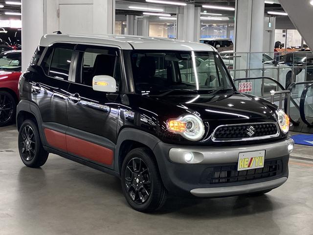 クロスビー ハイブリッドMZ ターボ デュアルセンサーブレーキサポート 誤発進抑制機能 車線逸脱警報 シートヒーター 純正ナビ BTオーディオ フルセグTV DVD ETC クルコン パドルシフト パーキングセンサー 後席テーブル スマートキー LEDライト 純正16AW(5枚目)